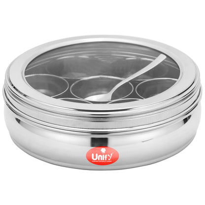 Spice Storage | 12 inch, 1500ml | Stainless Steel | Silver | Airtight