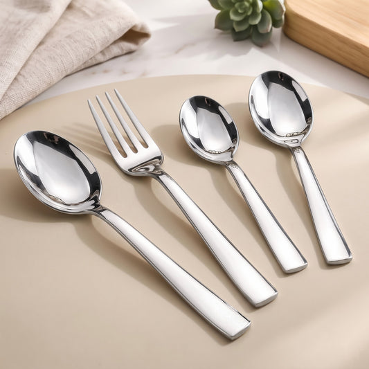 Cutlery Set Stainless Steel Silver 24 pcs – Parage