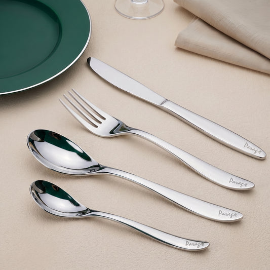 Cutlery Set | 24 pcs | Stainless Steel | Silver | Premium