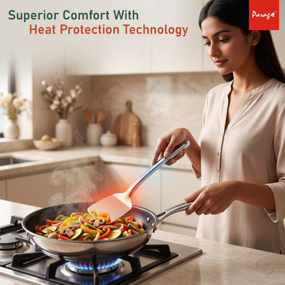 Kitchen Cooking Tool Set | 34.5 cm, 3 piece | Stainless Steel | Silver