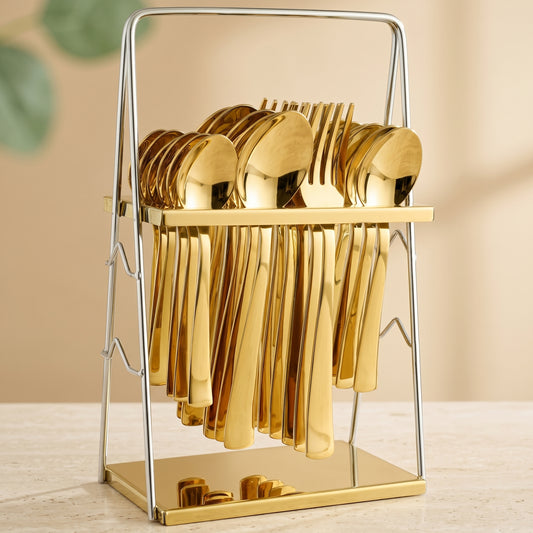 Cutlery Set | Stainless Steel | Gold | PVD Gold