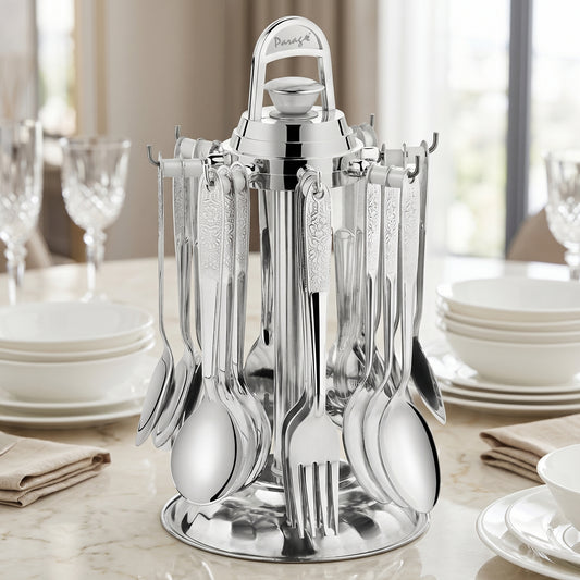 Cutlery Set | Stainless Steel | Silver | Premium