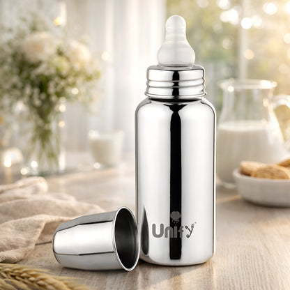 Baby Feeding Bottle 250ml Stainless Steel Leak-Proof – Parage