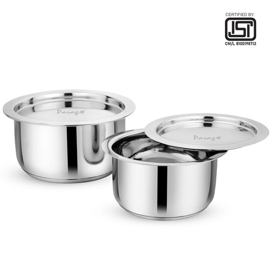 Saucepan | 1l, 1.3l | Stainless Steel | Silver | Tri-Ply