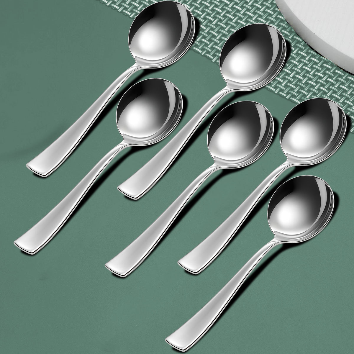 Soup Spoon Set 18.5cm, 6 piece Stainless Steel Silver – Parage