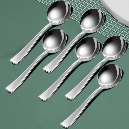 Soup Spoon Set 18.5cm, 6 piece Stainless Steel Silver – Parage