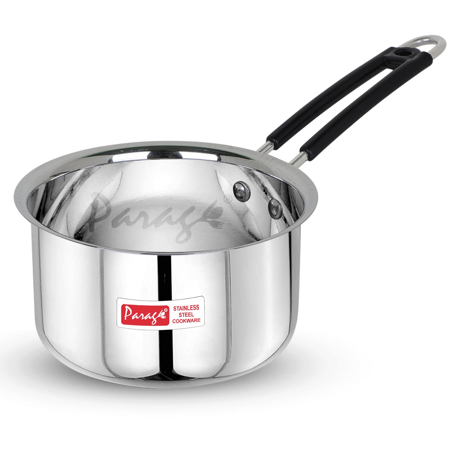 Stainless Steel Saucepan | 1.25L Heavy Gauge | Silver