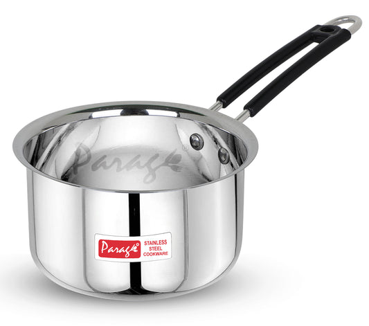 Stainless Steel Saucepan | 1.75L Heavy Gauge | Silver