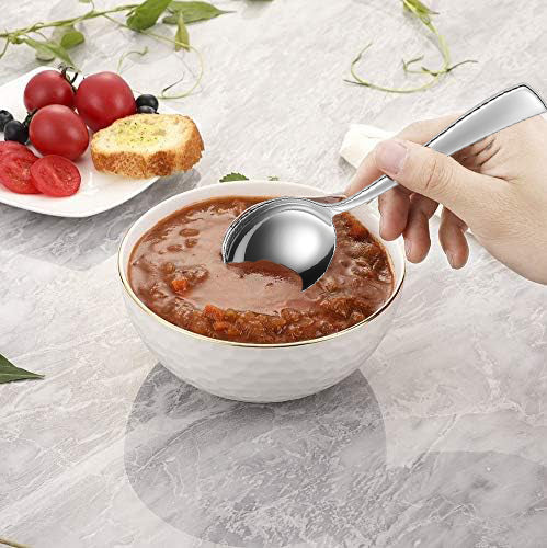Soup Spoon Set 18.5cm, 6 piece Stainless Steel Silver – Parage