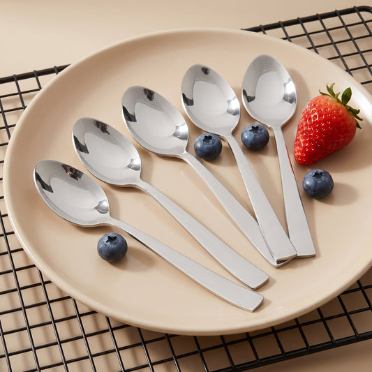 Tea Spoon Set | 14.5cm, 1.8mm | Stainless Steel | Silver | 12 pcs