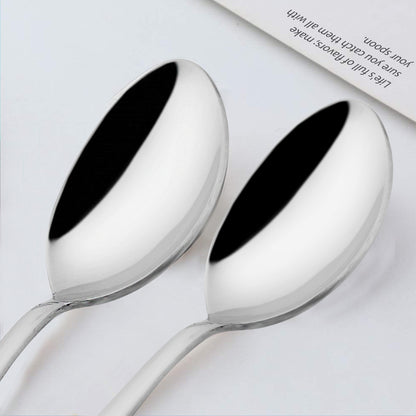 6 Pcs Stainless Steel Premium Table Fork Set - 19 cm Luxury Dining Tableware, Silver Cutlery Gift