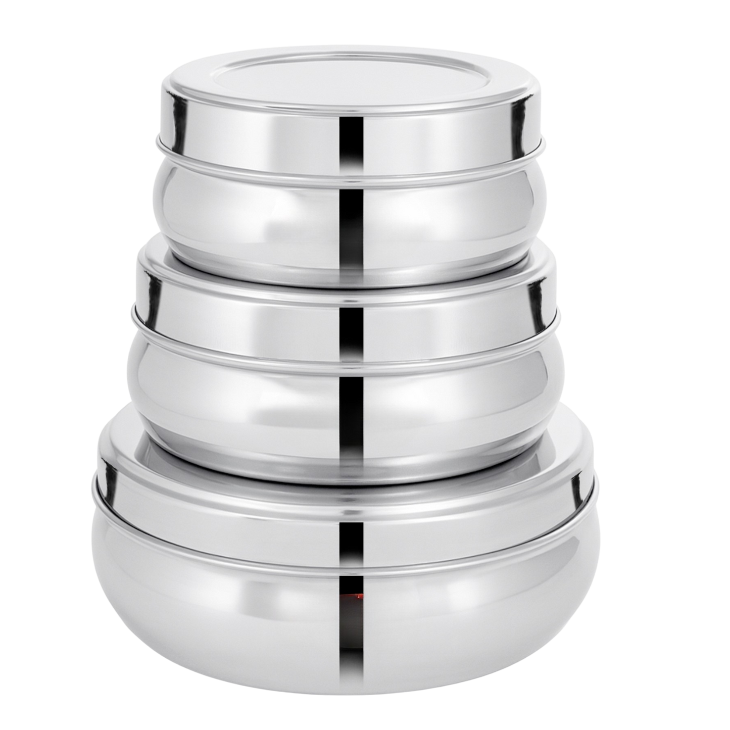 Storage Container | 880ml, 600ml | Stainless Steel | Silver