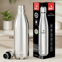 Thermosteel Hot & Cold Water Bottle 1000ml | 304 SS Vacuum Flask, 24 Hrs Hot & Cold, Leak & Rust Proof