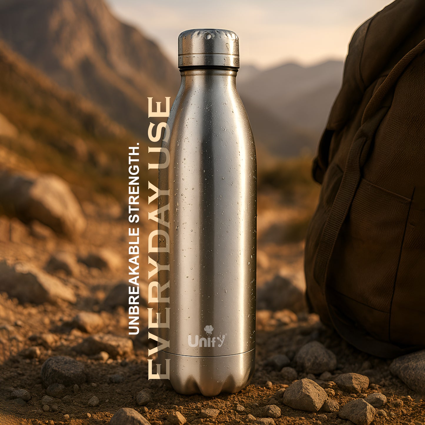 Thermosteel Hot & Cold Water Bottle 1000ml | 304 SS Vacuum Flask, 24 Hrs Hot & Cold, Leak & Rust Proof