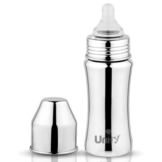 Baby Feeding Bottle | 250ml | Stainless Steel | Anti-Colic