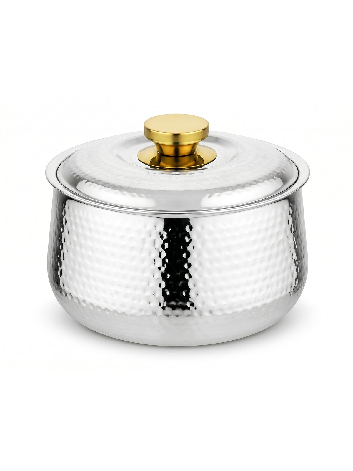 Insulated Casserole 3000ml Stainless Steel Silver Hammered Finish – Parage