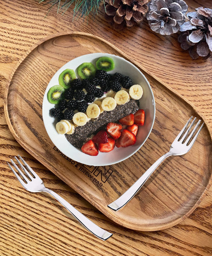 6-Piece Stainless Steel Table Fork Set | Fruit & Dining Forks, 18 cm, Silver