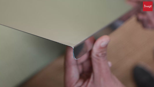 Chopping Board | 41x31cm | Stainless Steel | Silver | L-Shape