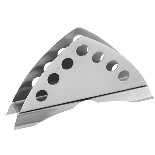 1 Pc Stainless Steel Napkin Holder - Matt Finish, Slotted Round, Kitchen & DiningROUNDTNH1 1