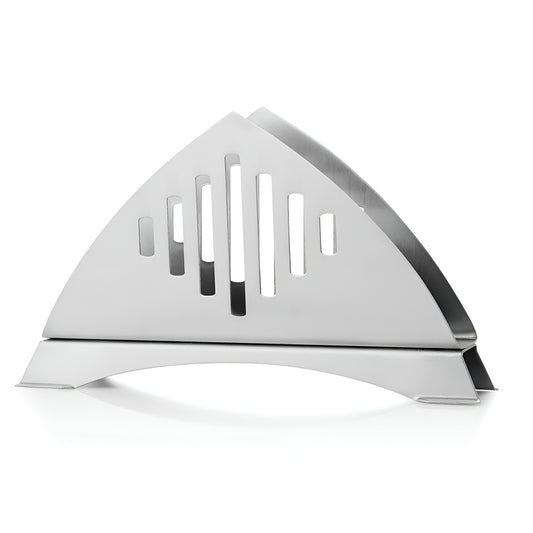 1-Piece Stainless Steel Napkin Holder | Tissue Paper Stand for Kitchen, Dining, Restaurants & Cafes, Matt Finish Slotted LinesLINETNH1 1
