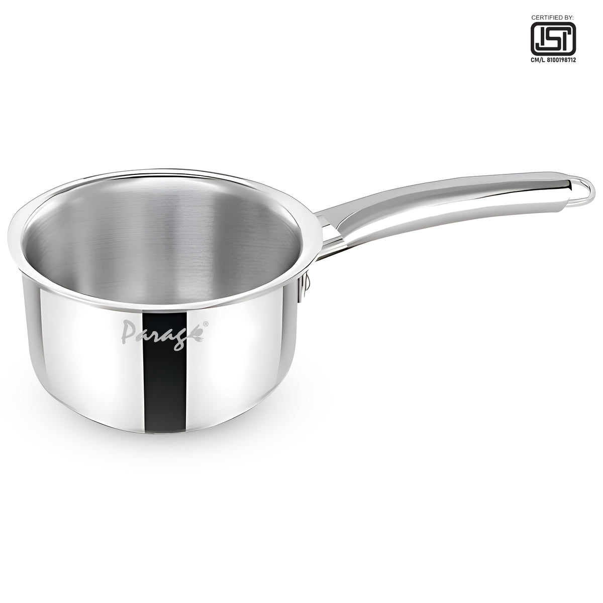 Saucepan 16cm, 1.75l Stainless Steel Silver Tri-Ply – Parage