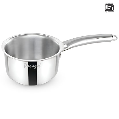Saucepan 16cm, 1.75l Stainless Steel Silver Tri-Ply – Parage